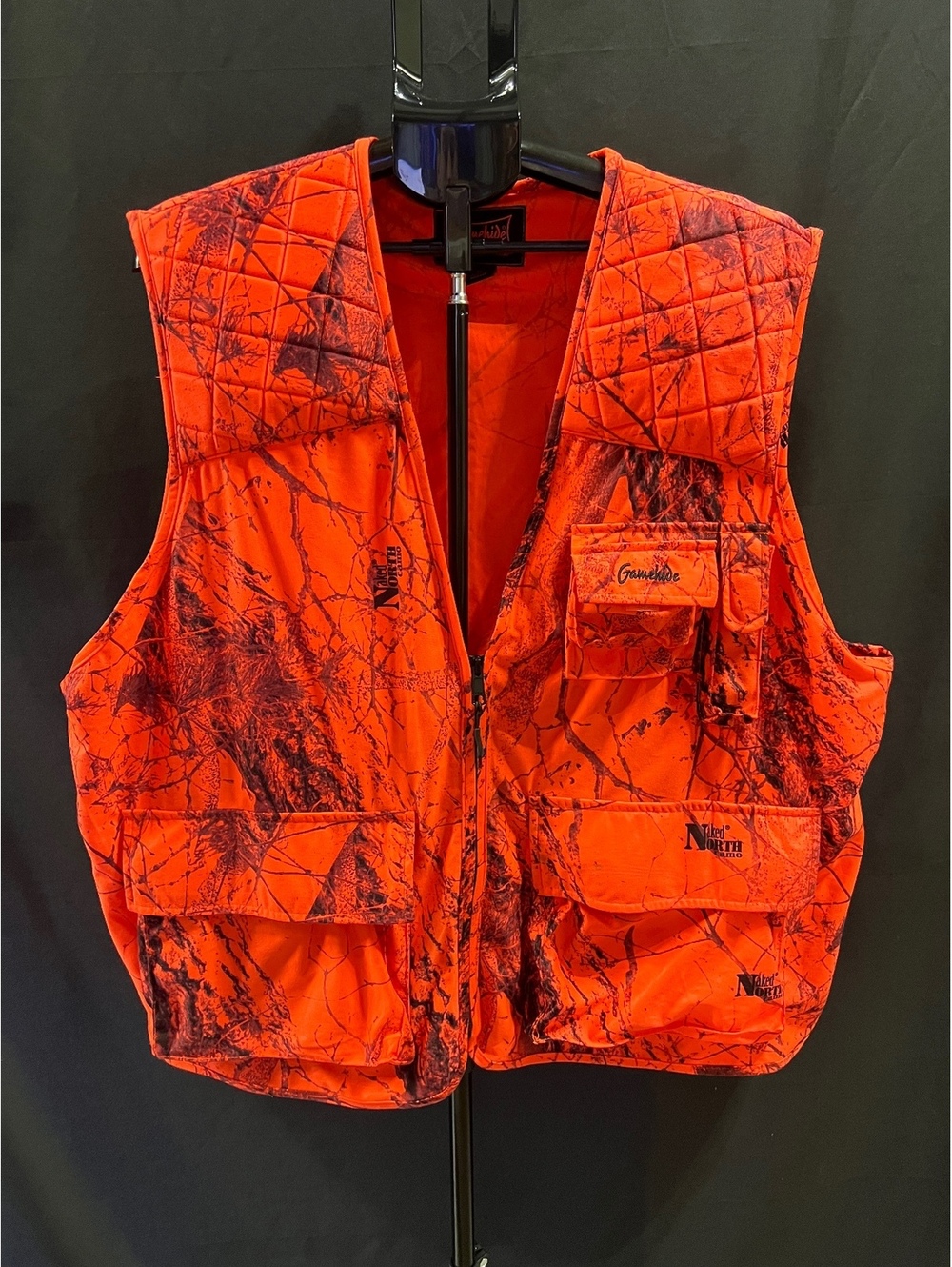 Gamehide Blaze Orange Camo Hunting Vest 2X